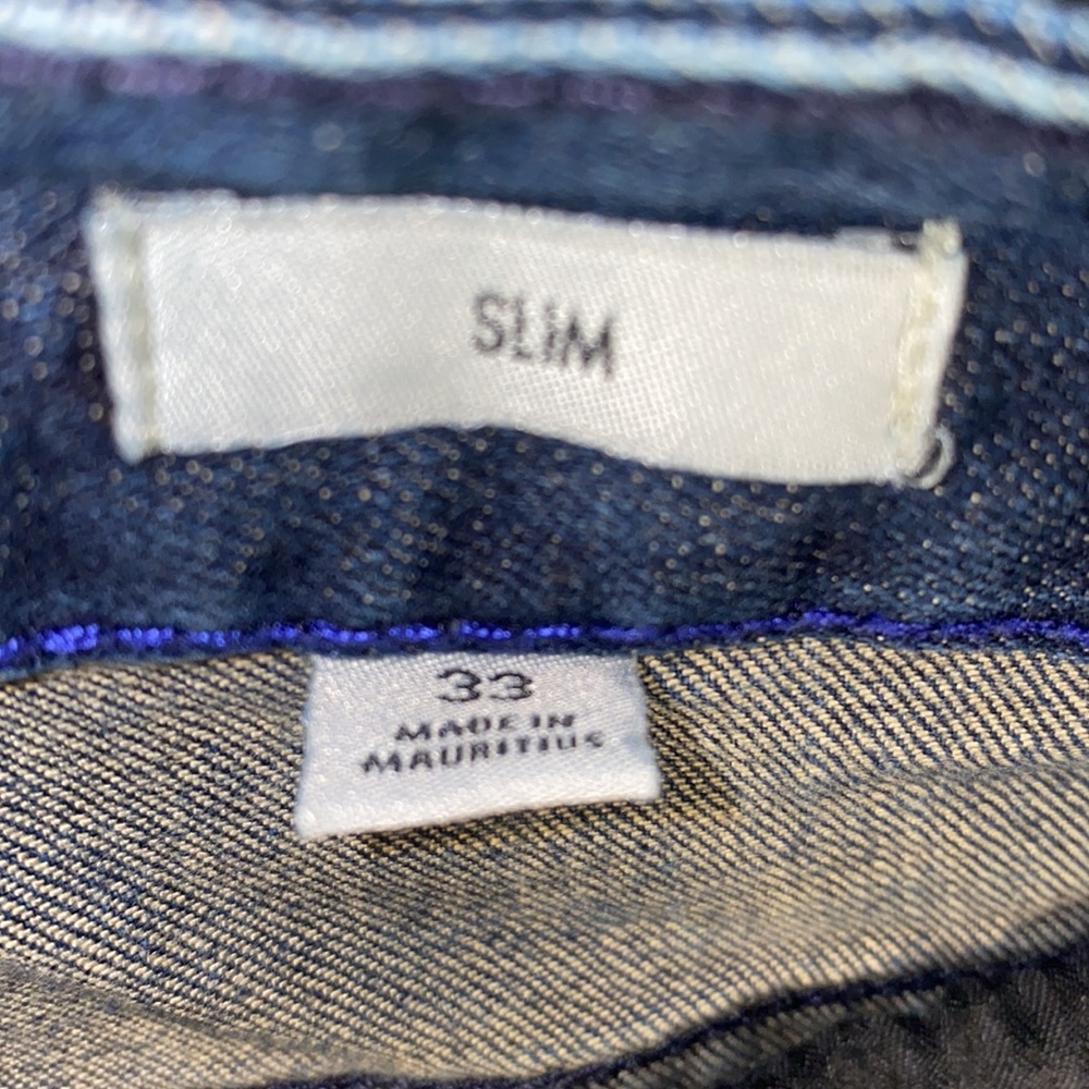 Calvin Klein Jeans Slim W33 Dark Blue Denim - Picture 3 of 13